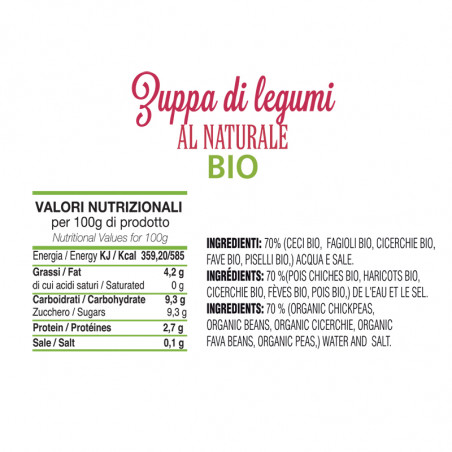 Zuppa di Legumi Bio
